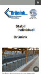Mobile Screenshot of metallbau-bruenink.de