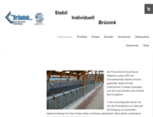 Tablet Screenshot of metallbau-bruenink.de
